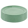 Staub Lot de assiettes plates, 6-pcs. /15 cm, sauge, Céramique Online