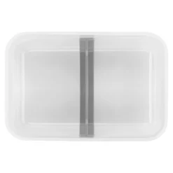 ZWILLING Lunch box L plate, Plastique, semi transparent-Gris Clearance