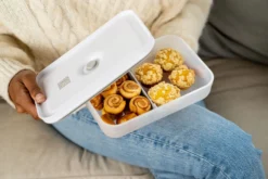 ZWILLING Lunch box L plate, Plastique, semi transparent-Gris Clearance