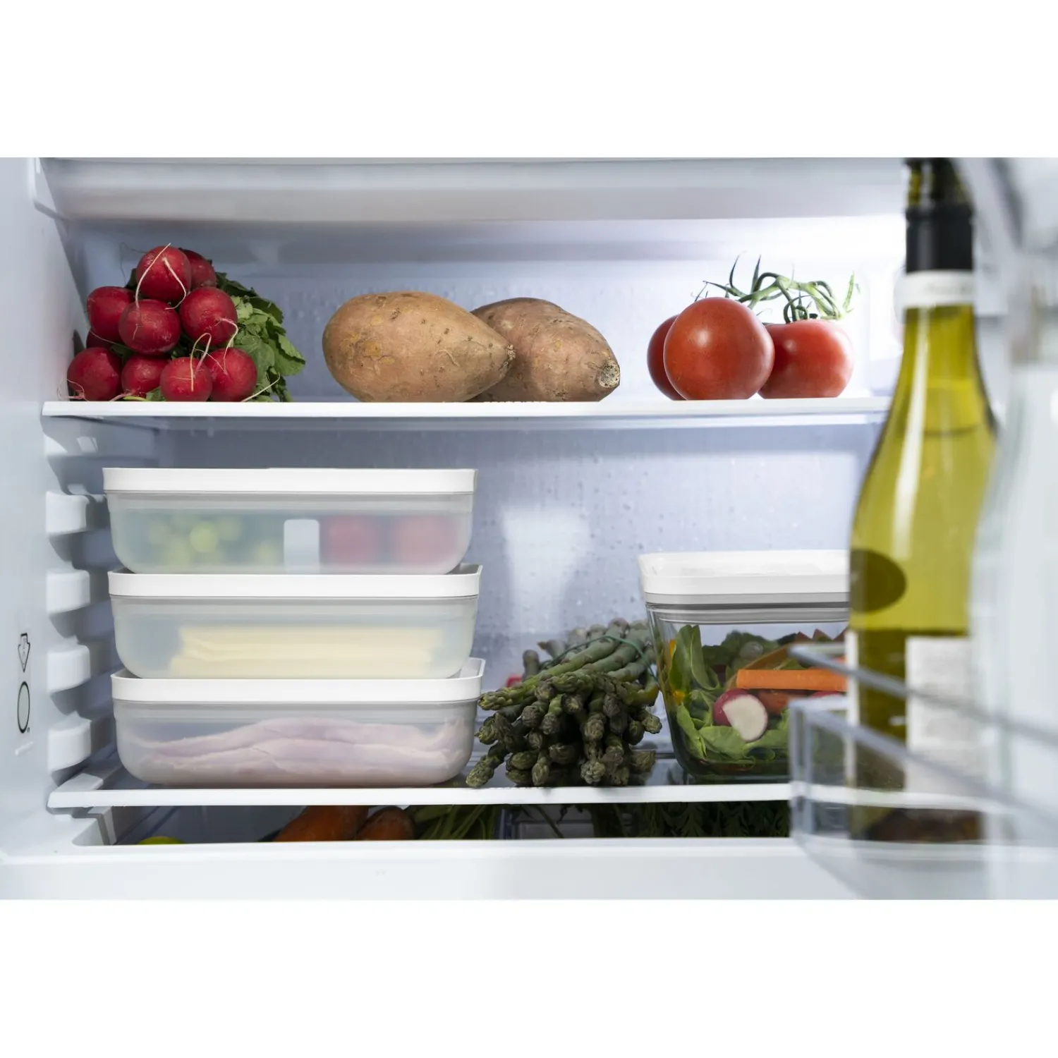 ZWILLING Lunch box L plate, Plastique, semi transparent-Gris Clearance