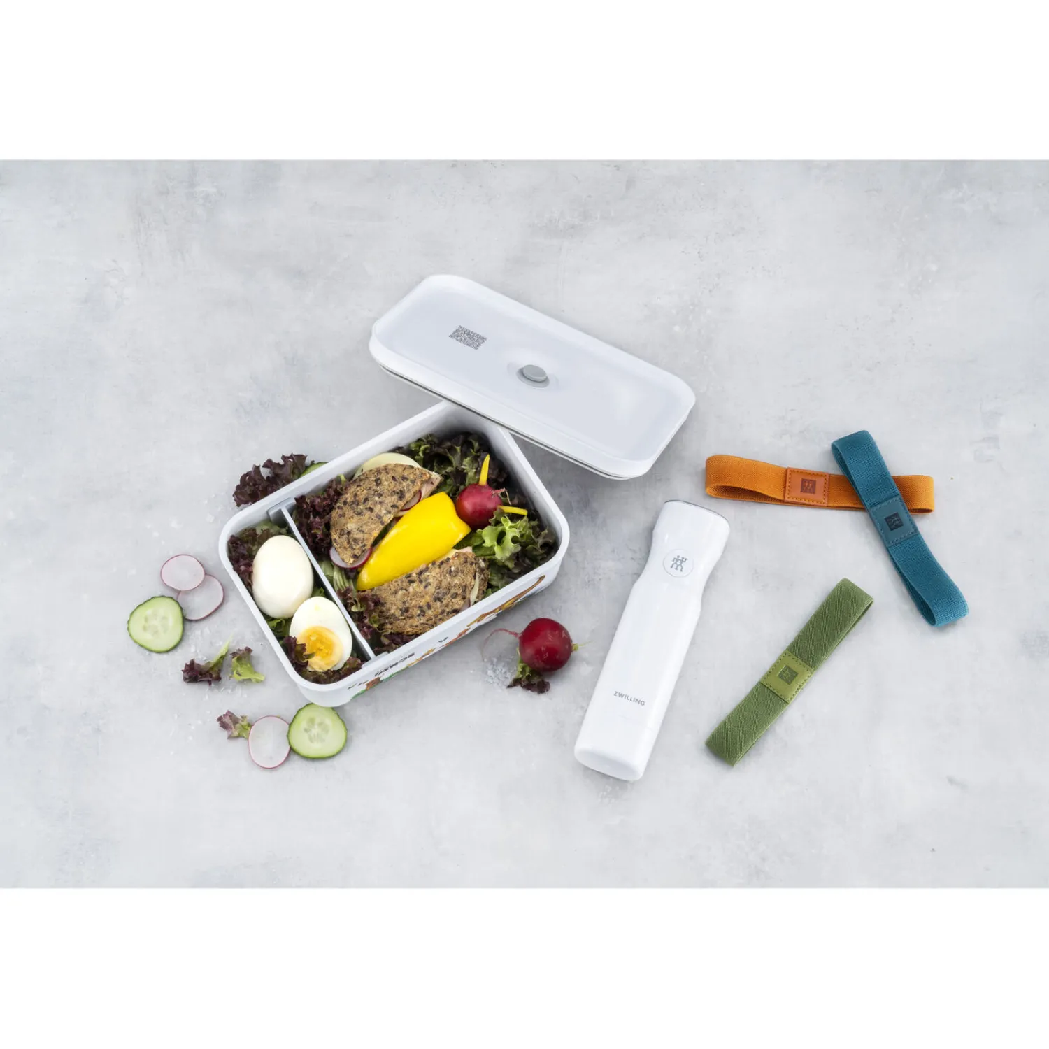 ZWILLING Lunch box sous-vide L, Plastique, Blanc-Gris Clearance