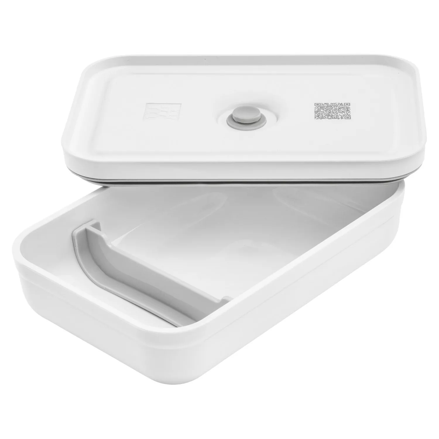 ZWILLING Lunch box sous-vide L plate, Plastique, Blanc-Gris