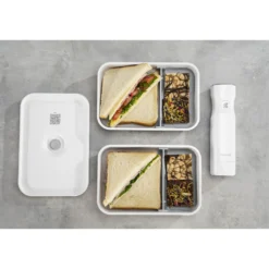 ZWILLING Lunch box sous-vide L plate, Plastique, Blanc-Gris