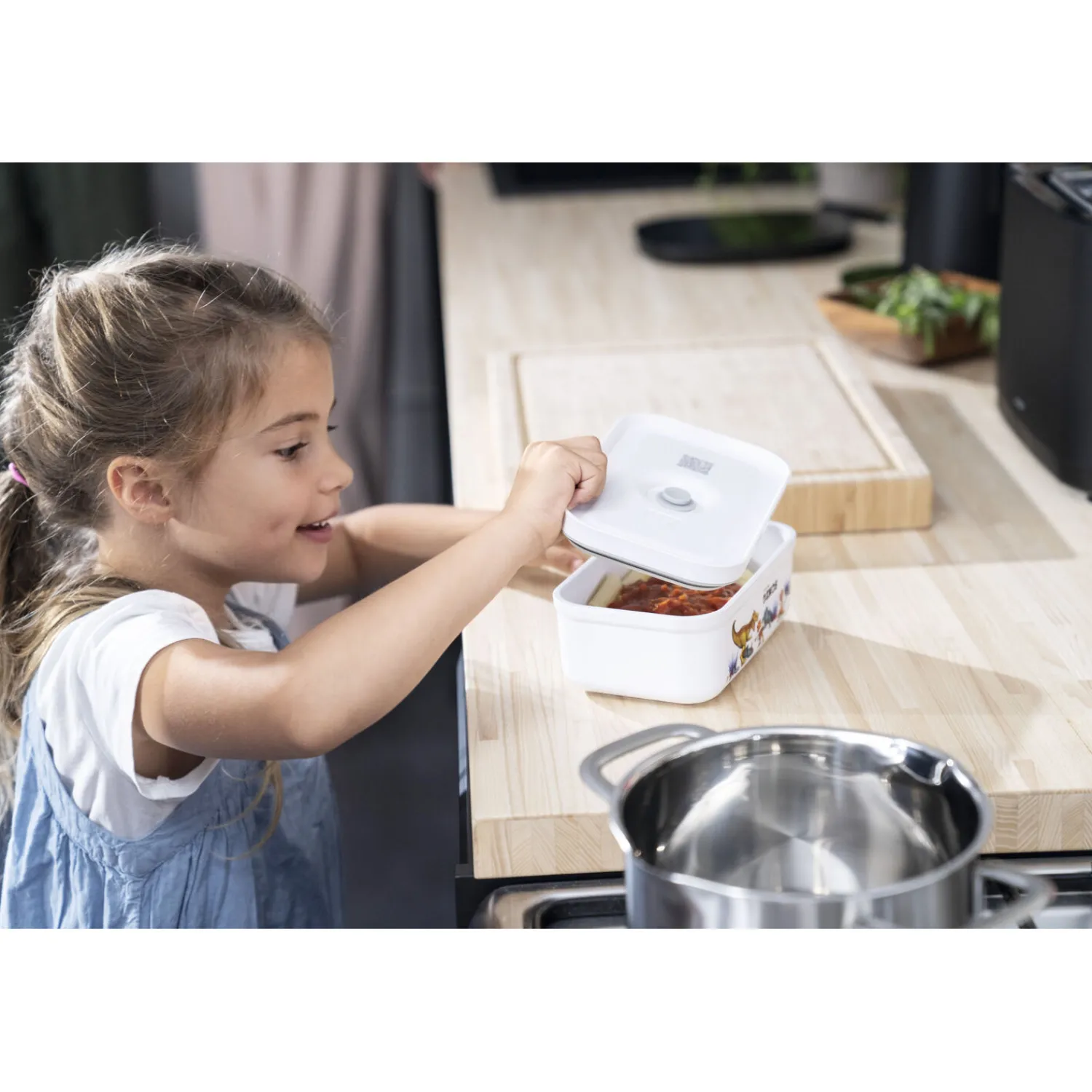 ZWILLING Lunch box sous-vide M, Plastique, Blanc-Gris Clearance