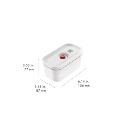 ZWILLING Lunch box sous-vide S, Plastique, Blanc-Rouge New