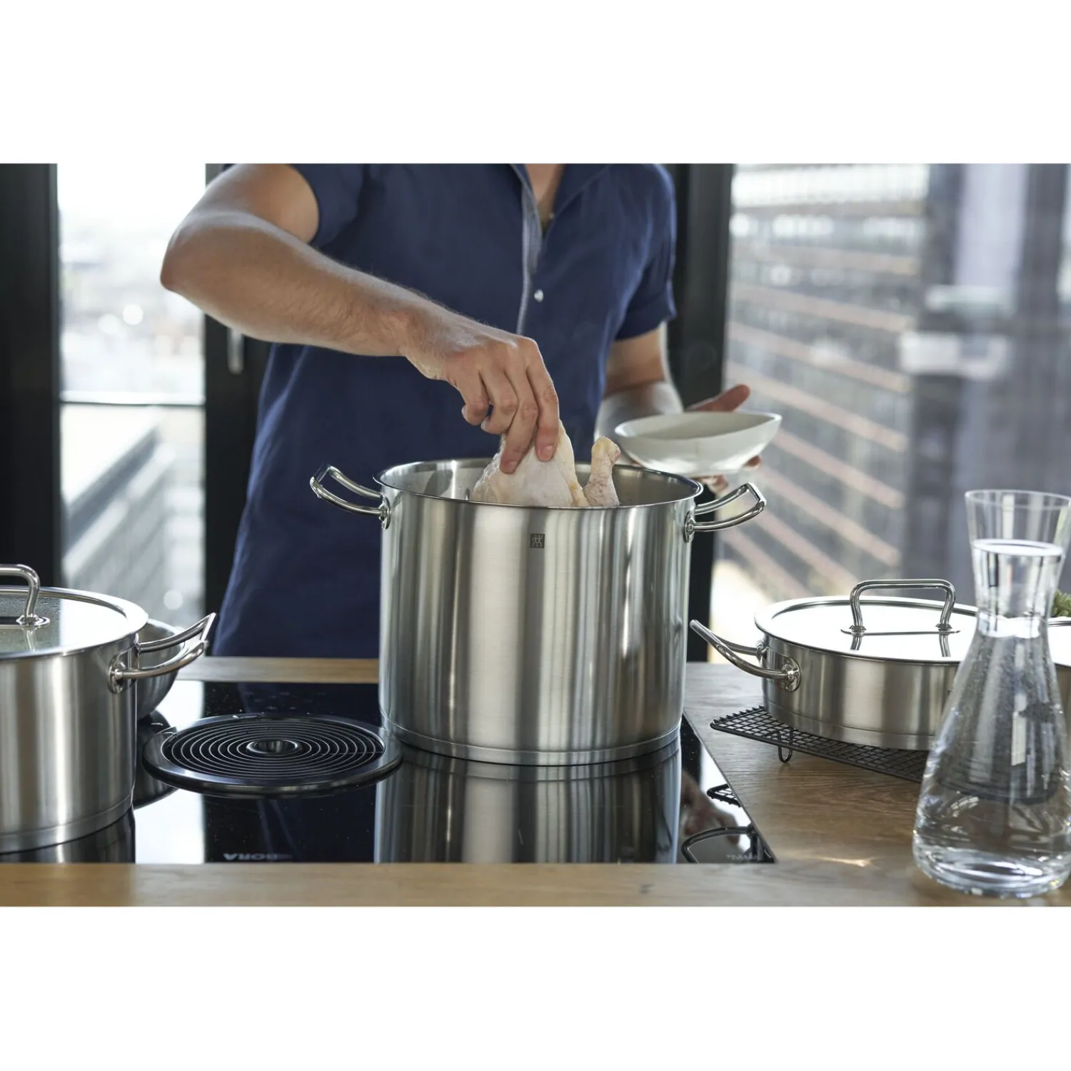 ZWILLING Marmite haute 28 cm, Inox 18/10 Hot
