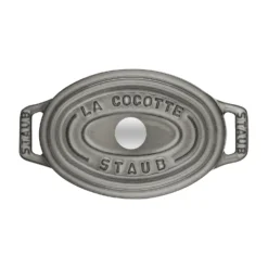 Staub Mini Cocotte 11 cm, Ovale, , Fonte Gris graphite Clearance