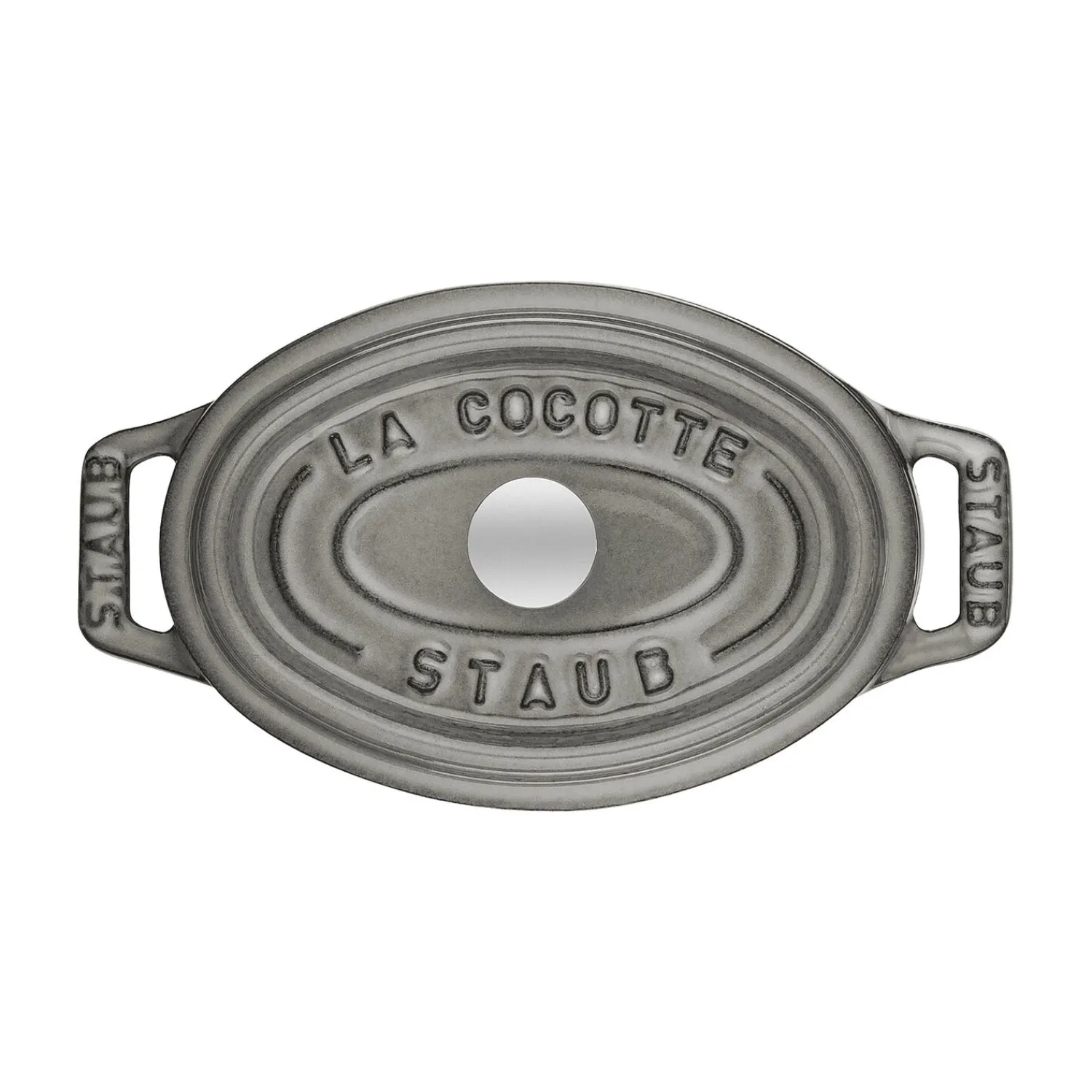 Staub Mini Cocotte 11 cm, Ovale, , Fonte Gris graphite Clearance