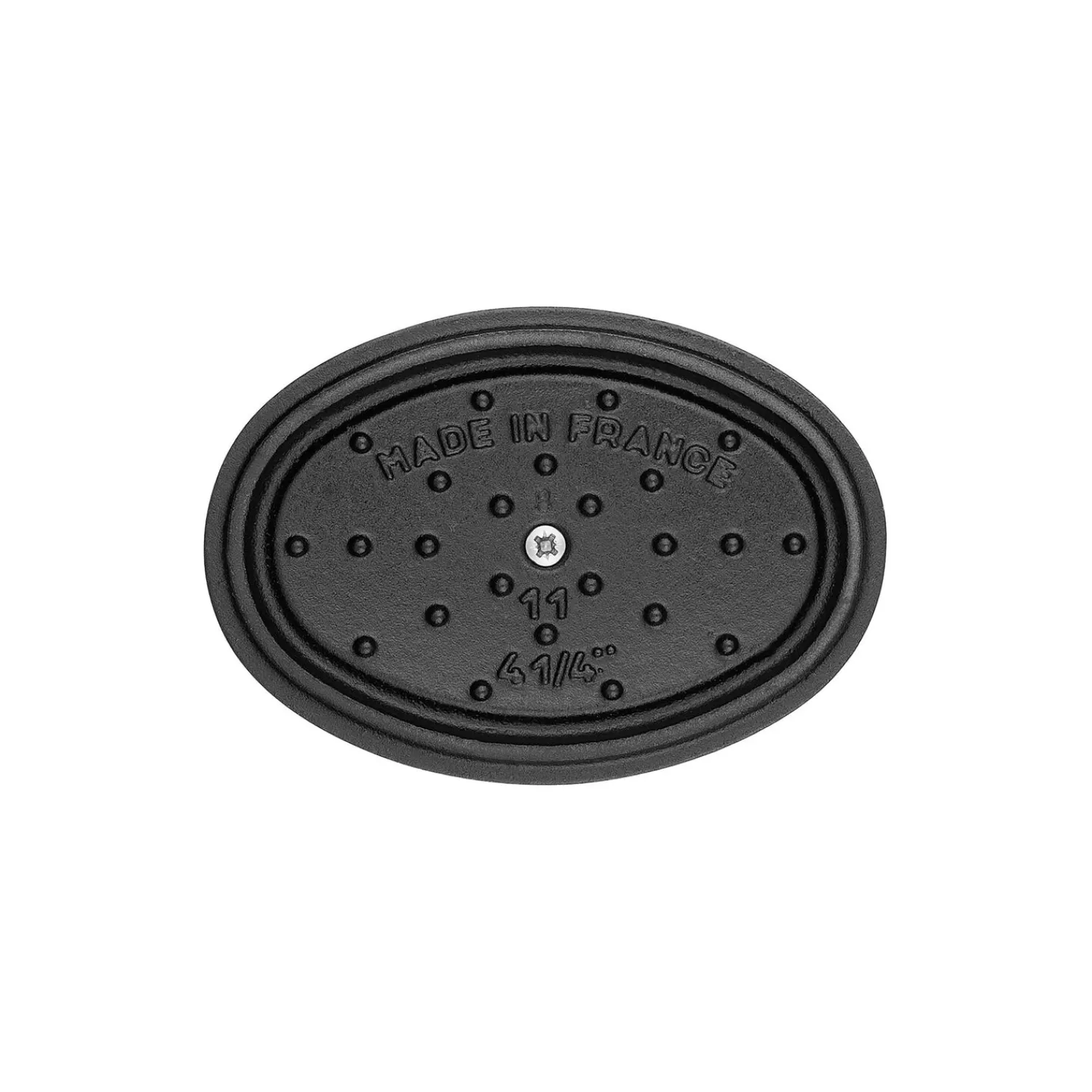Staub Mini Cocotte 11 cm, Ovale, , Fonte Noir mat Clearance