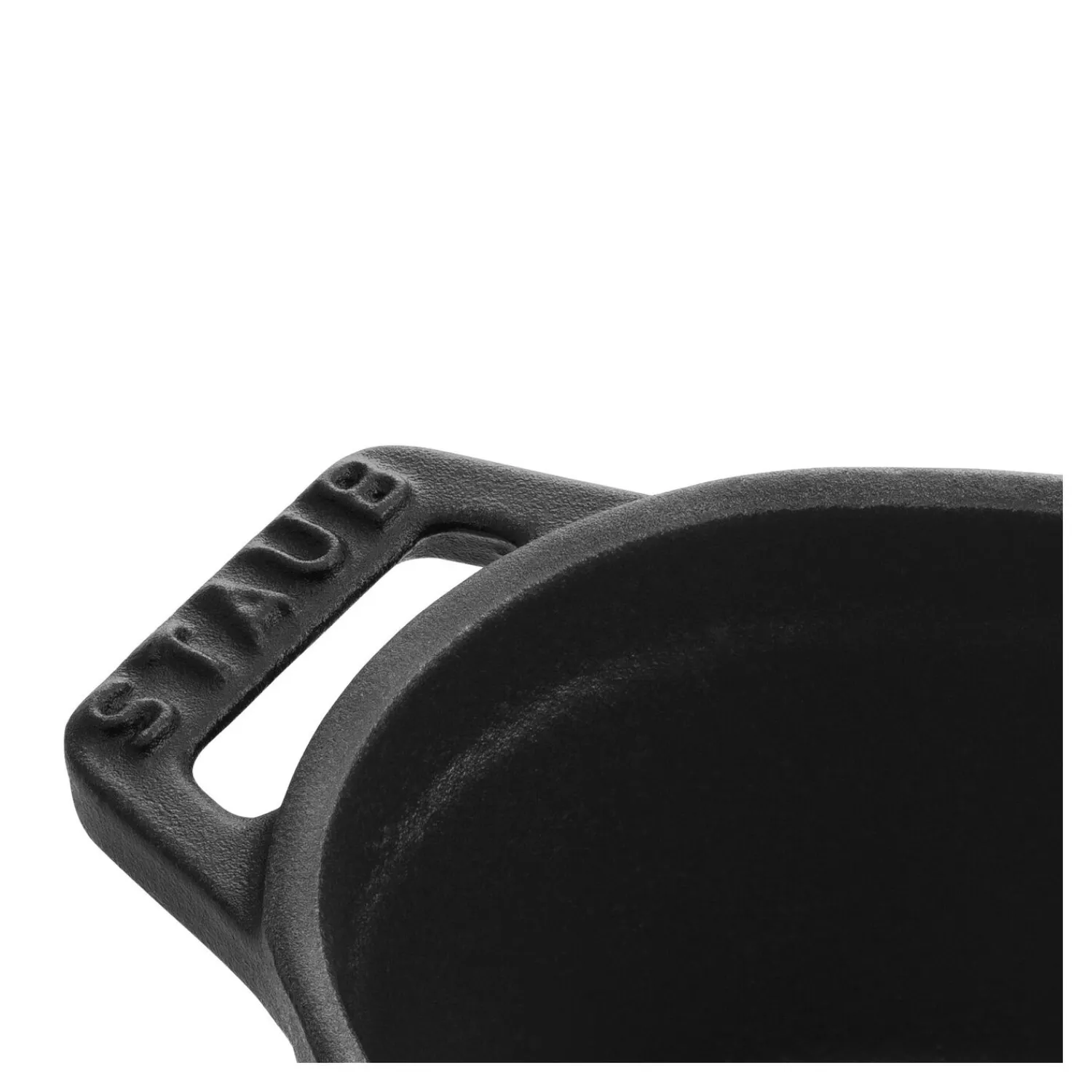 Staub Mini Cocotte 11 cm, Ovale, , Fonte Noir mat Clearance