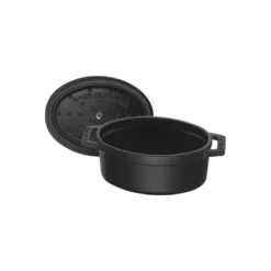 Staub Mini Cocotte 11 cm, Ovale, , Fonte Noir mat Clearance