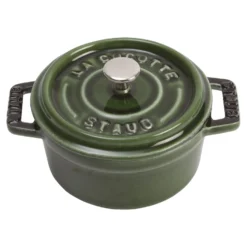 Staub Mini Cocotte 10 cm, Rond(e), , Fonte Basilic New