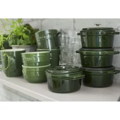 Staub Mini Cocotte 10 cm, Rond(e), , Fonte Basilic New
