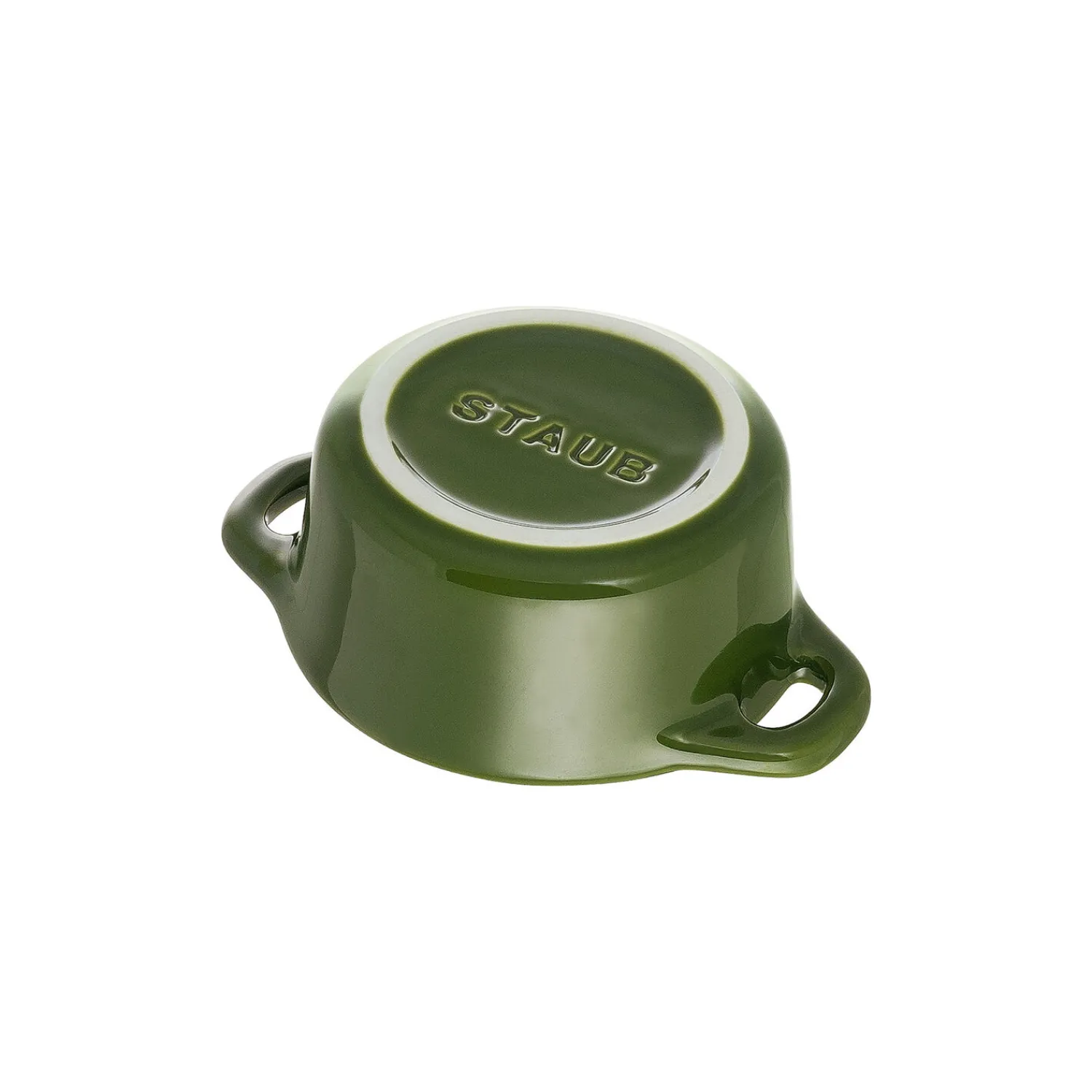 Staub Mini Cocotte 10 cm, Rond(e), , Céramique Basilic New