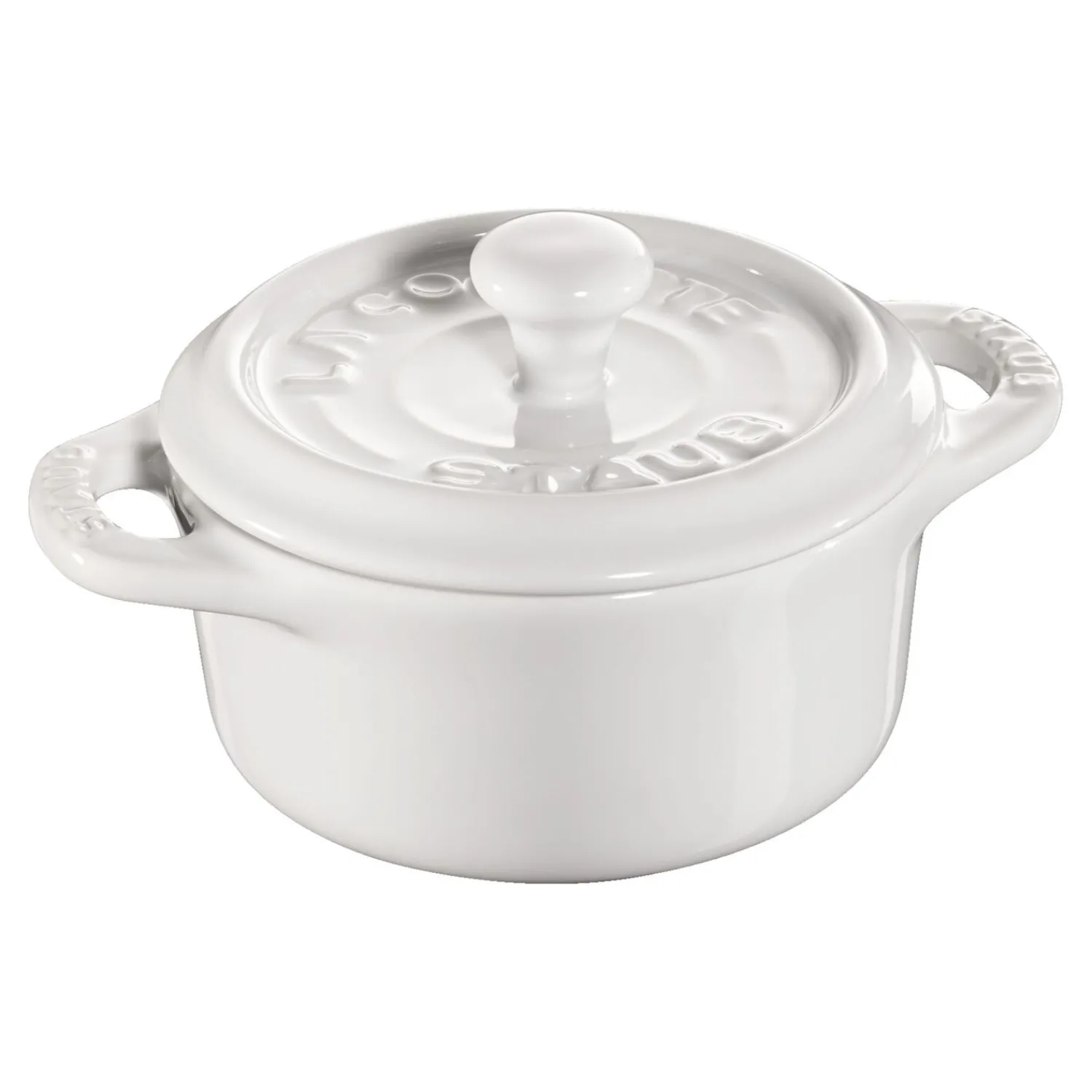 Staub Mini Cocotte 10 cm, Rond(e), , Céramique Blanc Online