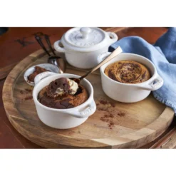 Staub Mini Cocotte 10 cm, Rond(e), , Céramique Blanc ivoire New