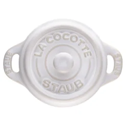 Staub Mini Cocotte 10 cm, Rond(e), , Céramique Blanc ivoire New