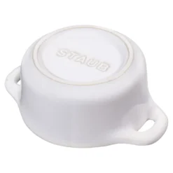 Staub Mini Cocotte 10 cm, Rond(e), , Céramique Blanc ivoire New
