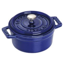 Staub Mini Cocotte 10 cm, Rond(e), , Fonte Bleu intense Sale