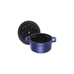 Staub Mini Cocotte 10 cm, Rond(e), , Fonte Bleu intense Sale
