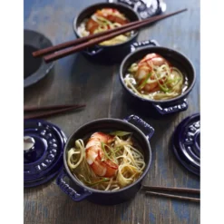 Staub Mini Cocotte 10 cm, Rond(e), , Fonte Bleu intense Sale
