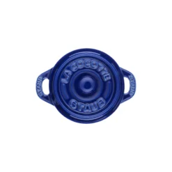 Staub Mini Cocotte 10 cm, Rond(e), , Céramique Bleu intense Best