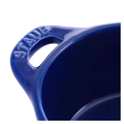 Staub Mini Cocotte 10 cm, Rond(e), , Céramique Bleu intense Best