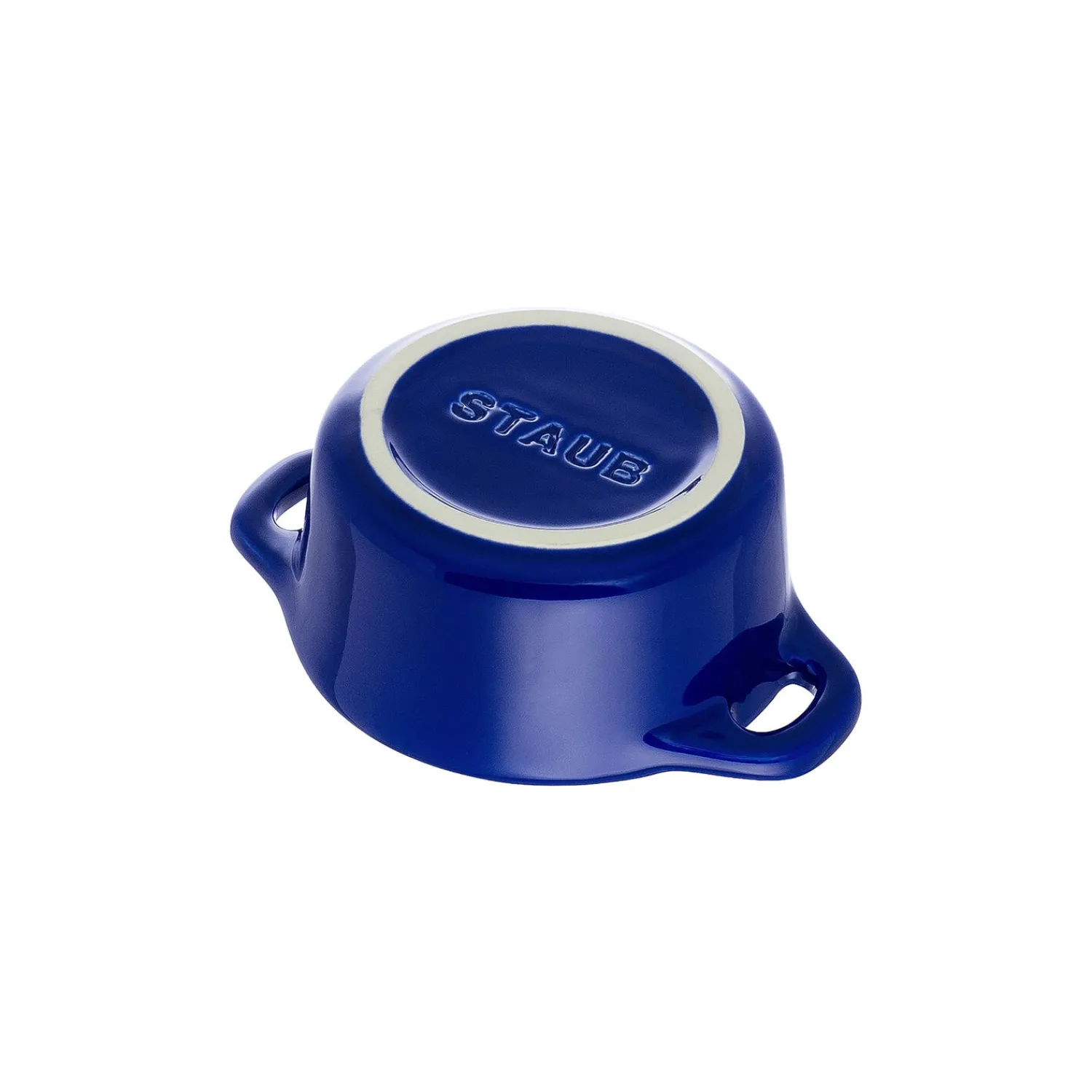 Staub Mini Cocotte 10 cm, Rond(e), , Céramique Bleu intense Best
