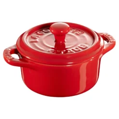 Staub Mini Cocotte 10 cm, Rond(e), , Céramique Cerise Online