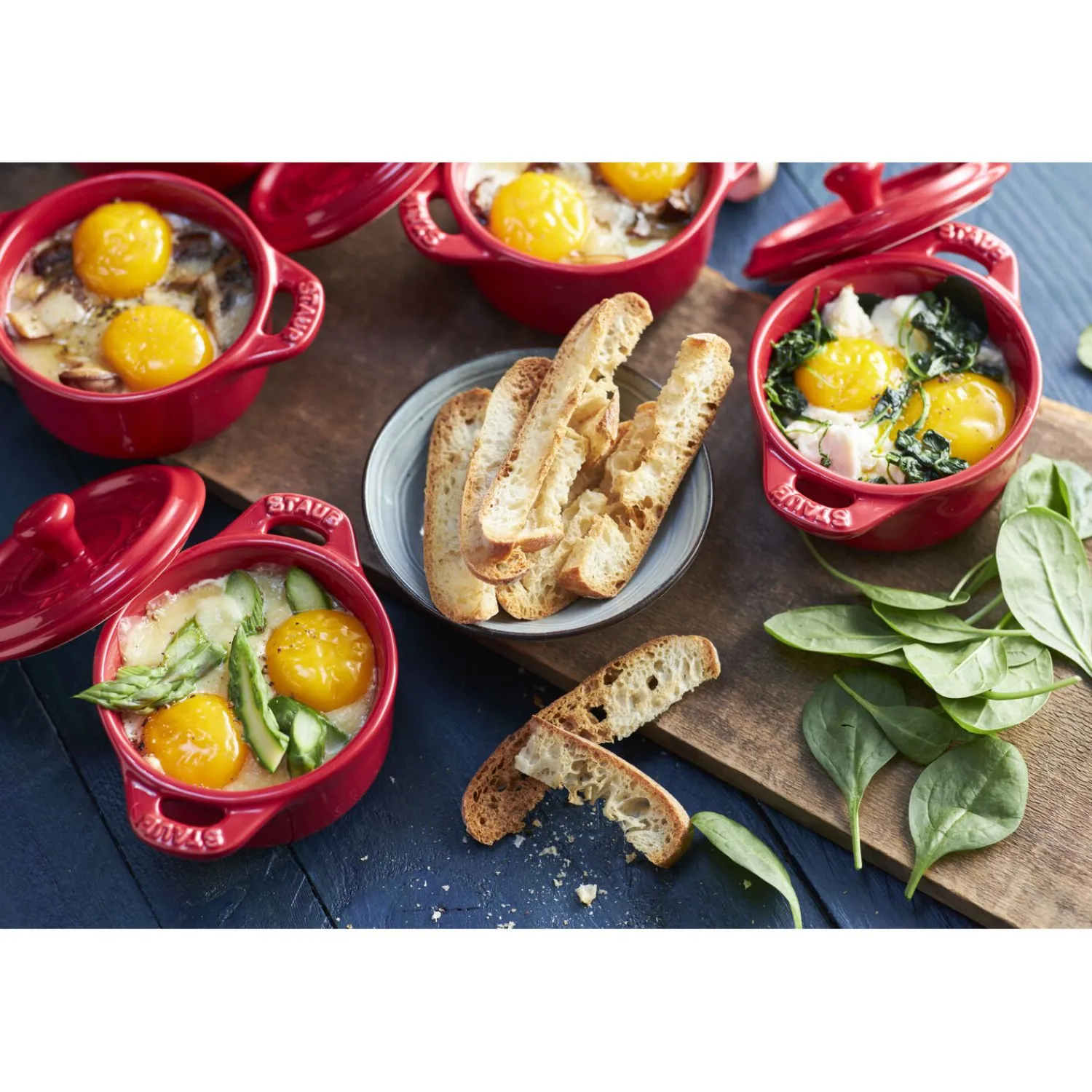 Staub Mini Cocotte 10 cm, Rond(e), , Céramique Cerise Online