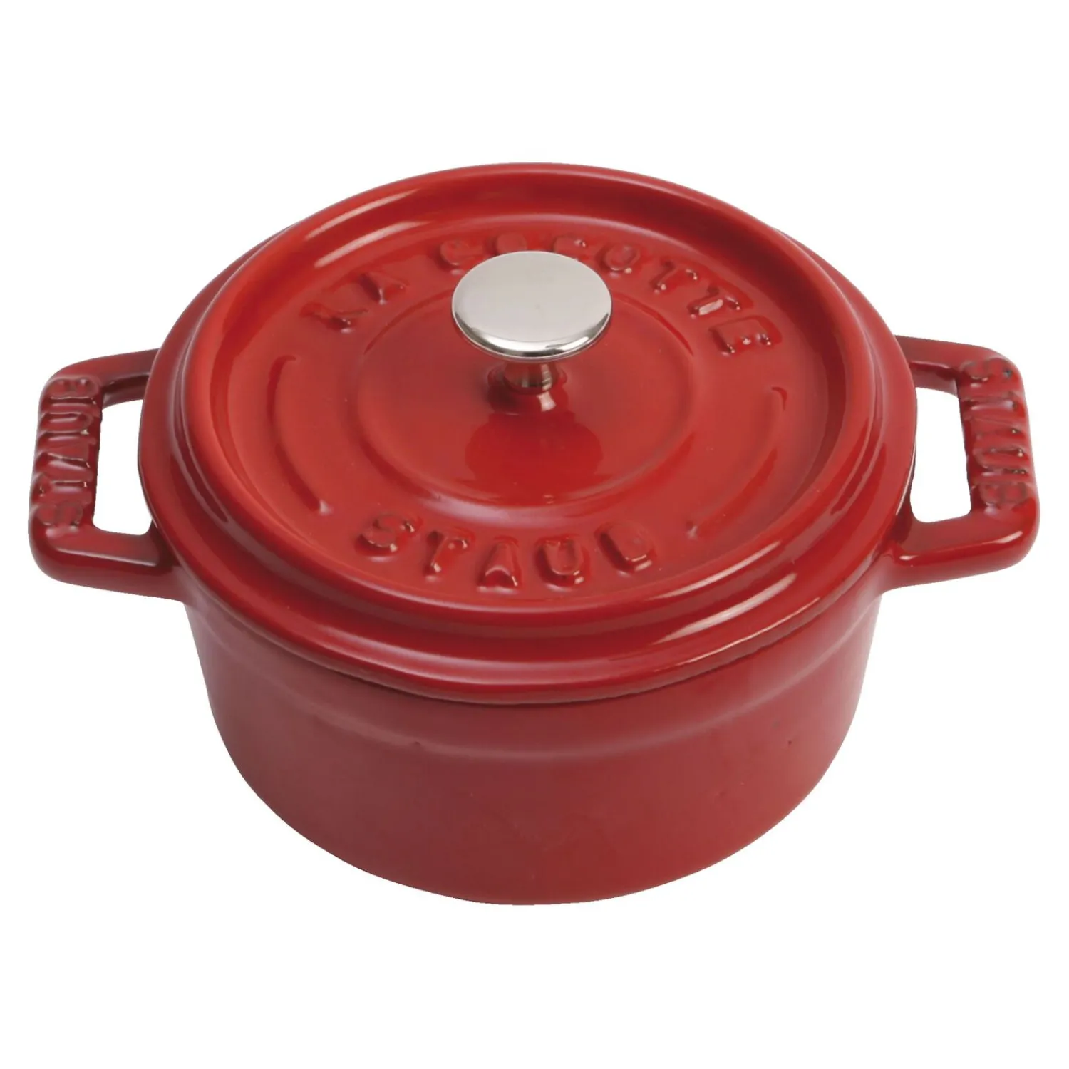 Staub Mini Cocotte 10 cm, Rond(e), Cerise, Fonte Best
