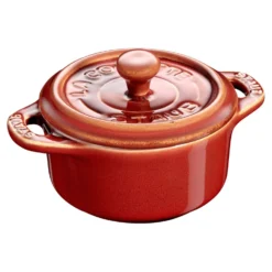 Staub Mini Cocotte 10 cm, Rond(e), , Céramique Cuivre antique Outlet