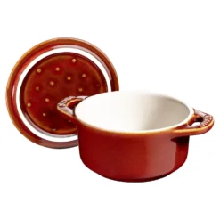 Staub Mini Cocotte 10 cm, Rond(e), , Céramique Cuivre antique Outlet