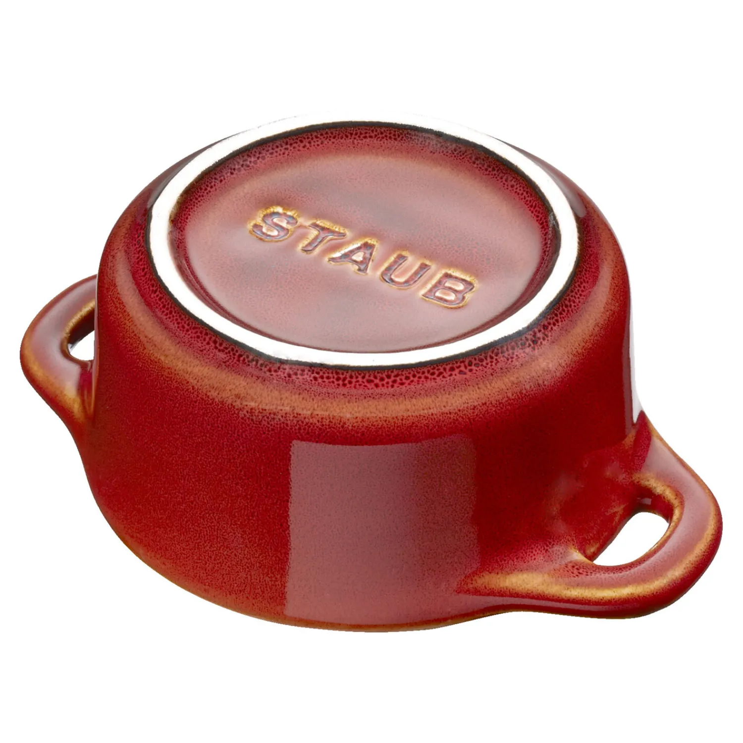 Staub Mini Cocotte 10 cm, Rond(e), , Céramique Cuivre antique Outlet