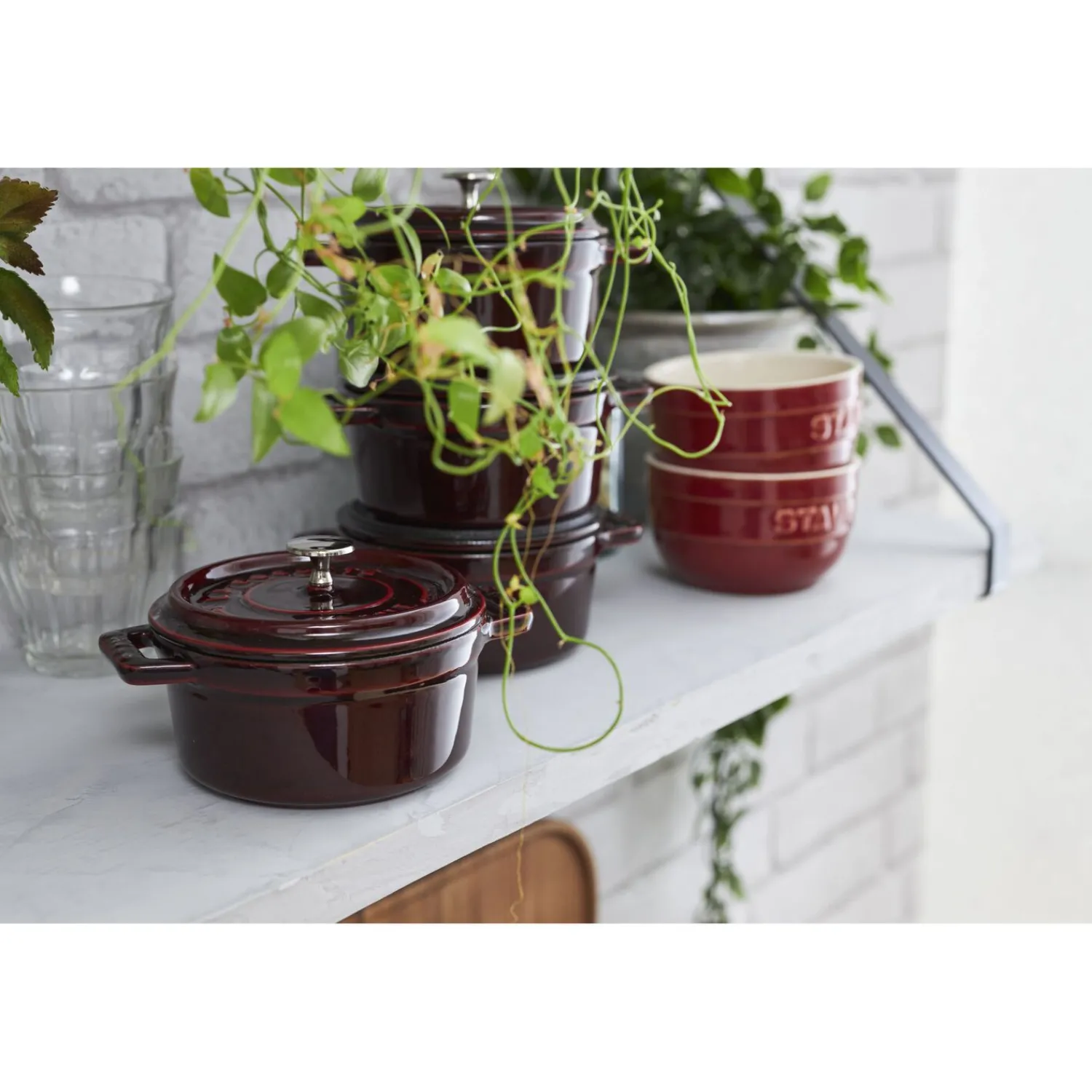 Staub Mini Cocotte 10 cm, Rond(e), , Fonte Grenadine Sale