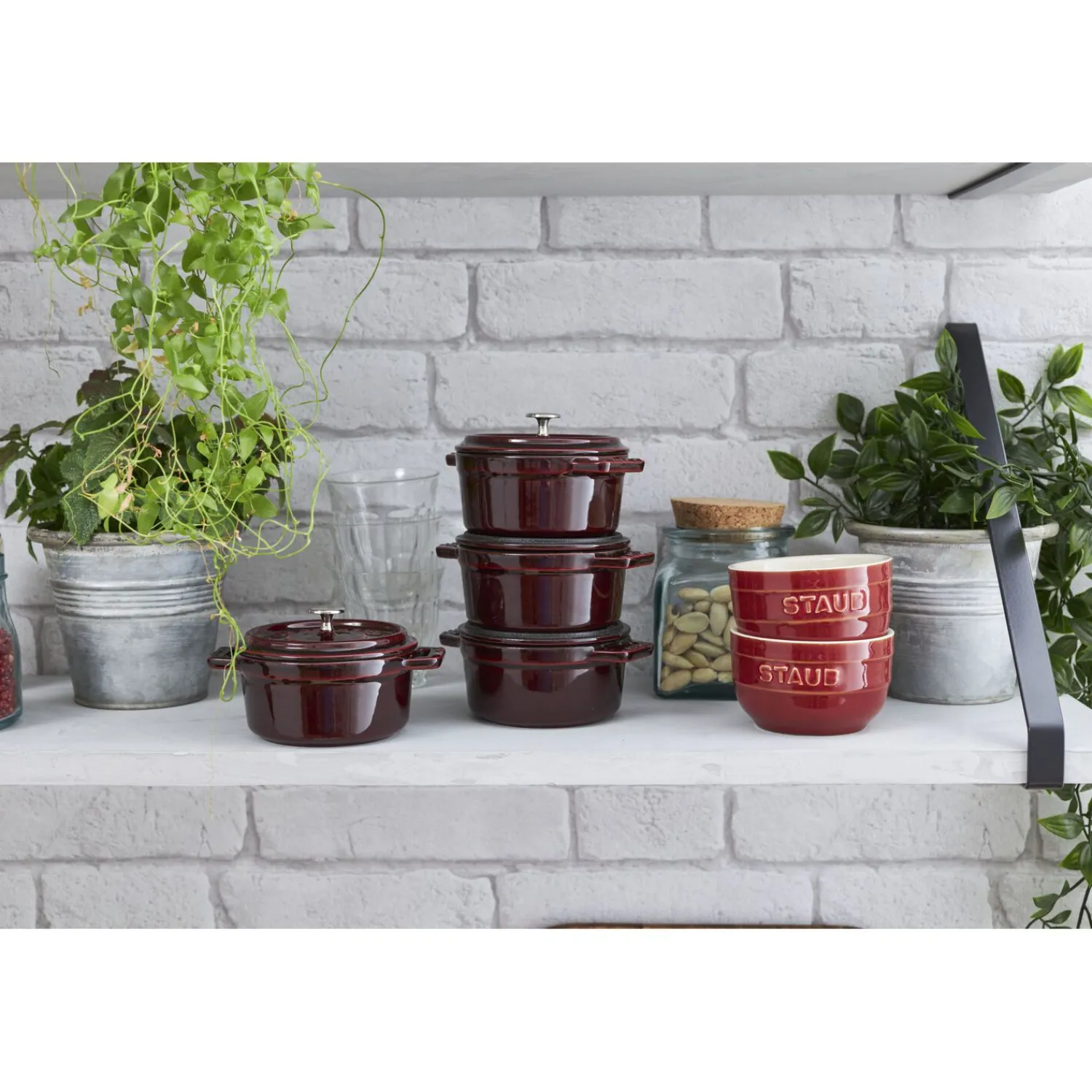 Staub Mini Cocotte 10 cm, Rond(e), , Fonte Grenadine Sale