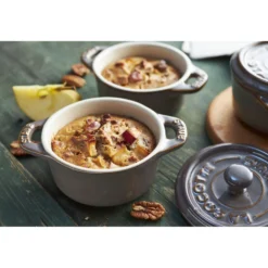 Staub Mini Cocotte 10 cm, Rond(e), , Céramique Gris antique Discount