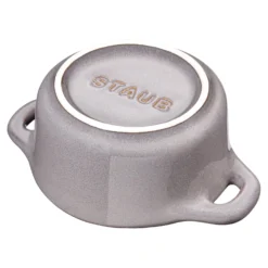 Staub Mini Cocotte 10 cm, Rond(e), , Céramique Gris antique Discount