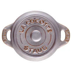 Staub Mini Cocotte 10 cm, Rond(e), , Céramique Gris antique Discount