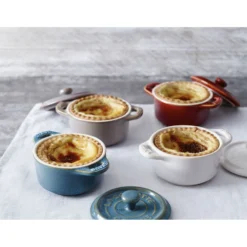 Staub Mini Cocotte 10 cm, Rond(e), , Céramique Gris antique Discount