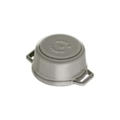 Staub Mini Cocotte 10 cm, Rond(e), , Fonte Gris graphite