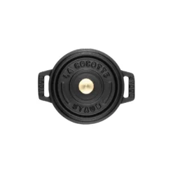 Staub Mini Cocotte 10 cm, Rond(e), , Fonte Noir mat Sale