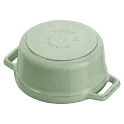 Staub Mini Cocotte 10 cm, Rond(e), Sauge, Fonte New
