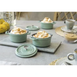 Staub Mini Cocotte 10 cm, Rond(e), Sauge, Fonte New