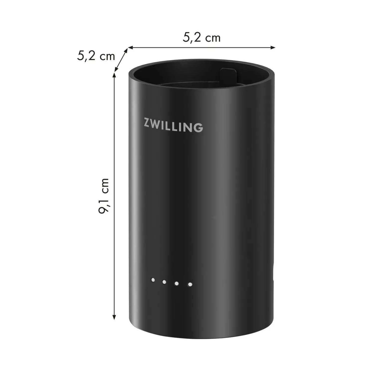 ZWILLING Mixeur plongeant sans fil avec balance digitale et hachoir, 5-pcs, noir