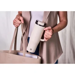 ZWILLING 900 ml, Gobelet isotherme avec paille, Cream
