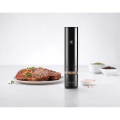 ZWILLING Moulin à épices électrique, Noir mat New