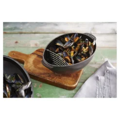 Staub Moulière 25 cm, Fonte, Noir mat Clearance