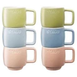 Staub Mugs macaron 100 ml / 6-pcs