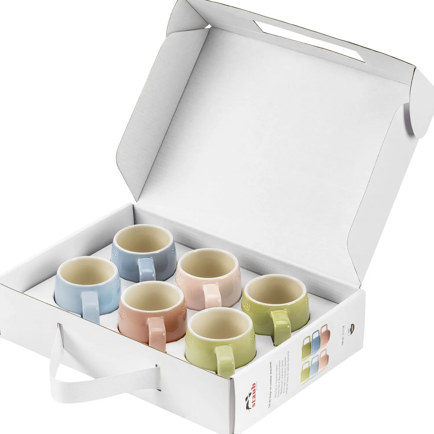 Staub Mugs macaron 100 ml / 6-pcs